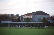 10 April 2001; A general view during Portmarnock squad training, as they prepare for their upcoming FAI Cup Quarter Final match against Longford Town, at the Portmarnock Sports and Leisure Centre in Dublin. Photo by Brendan Moran/Sportsfile