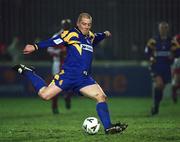 23 March 2001; Vinny Perth of Longford Town during the FAI Harp Lager Cup Third Round Replay match between St Patrick's Athletic and Longford Town at Richmond Park in Dublin. Photo by Matt Browne/Sportsfile