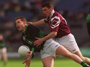 16 April 2001; Paul Brophy of Nemo Rangers gets away from Enda Lavelle of Crossmolina during the AIB All-Ireland Senior Club Football Championship Final match between Crossmolina and Nemo Rangers at Croke Park in Dublin. Photo by Ray Lohan/Sportsfile