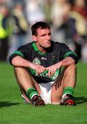 16 April 2001; Ivan Gibbons of Nemo Rangers dejected after the AIB All-Ireland Senior Club Football Championship Final match between Crossmolina and Nemo Rangers at Croke Park in Dublin. Photo by Pat Murphy/Sportsfile