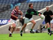 16 April 2001; Alan Cronin of Nemo Rangers in action against Stephen Rochford of Crossmolina during the AIB All-Ireland Senior Club Football Championship Final match between Crossmolina and Nemo Rangers at Croke Park in Dublin. Photo by Ray McManus/Sportsfile