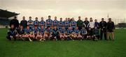 6 April 2001; The UCD squad before the Fitzgibbon Cup Final match between UCD and UCC at Parnell Park in Dublin. Photo by Damien Eagers/Sportsfile