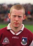 15 April 2001; Michael Comer of Galway before the Allianz GAA National Football League Division 1A match between Galway and Kerry at Tuam Stadium in Tuam, Galway. Photo by Brendan Moran/Sportsfile