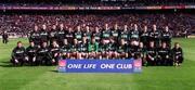 16 April 2001; The Nemo Rangers squad before the AIB All-Ireland Senior Club Football Championship Final match between Crossmolina and Nemo Rangers at Croke Park in Dublin. Photo by Ray McManus/Sportsfile