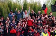 22 April 2001; Longford Town fans during the Harp Lager FAI Cup Semi-Final match between Waterford United and Longford Town at the RSC in Waterford. Photo by David Maher/Sportsfile