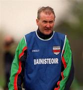 15 April 2001; Carlow manager Michael Walsh during the Leinster Senior Hurling Championship First Preliminary Round match between Carlow and Westmeath at Dr Cullen Park in Carlow. Photo by Aoife Rice/Sportsfile