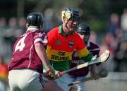 15 April 2001; Des Murphy of Carlow during the Leinster Senior Hurling Championship First Preliminary Round match between Carlow and Westmeath at Dr Cullen Park in Carlow. Photo by Aoife Rice/Sportsfile