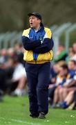 15 April 2001; Wicklow manager Michael Neary during the Leinster Senior Hurling Championship First Preliminary Round match between Wicklow and Kildare at Pearse Park in Arklow, Wicklow. Photo by Ray McManus/Sportsfile