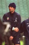 24 April 2001; Gary Breen during a Republic of Ireland training session at Lansdowne Road in Dublin. Photo by David Maher/Sportsfile