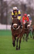 16 April 2001; Helen Bach, with TP O'Shea up, at Leopardstown Racecourse in Dublin. Photo by Brendan Moran/Sportsfile