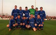 26 April 2001; The Waterford United team before the during the FAI Harp Lager Cup Semi-Final Replay match between Longford Town and Waterford Town at Flancare Park in Longford. Photo by Damien Eagers/Sportsfile
