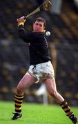 29 April 2001; Kilkenny goalkeeper James McGarry during the Allianz GAA National Hurling League Division 1 Semi-Final match between Clare and Kilenny at Semple Stadium in Thurles, Tipperary. Photo by Brendan Moran/Sportsfile
