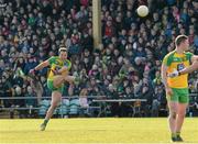 28 February 2016; Michael Murphy, Donegal scores from a 45 kick. Allianz Football League, Division 1, Round 3, Donegal v Mayo, MacCumhaill Park, Ballybofey, Co. Donegal. Picture credit: Oliver McVeigh / SPORTSFILE