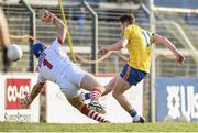 28 February 2016; Ciaran Murtagh, Roscommon, scores his side's fourth goal past Cork goalkeeper Ken O'Halloran. Allianz Football League, Division 1, Round 3, Cork v Roscommon. Páirc Uí Rinn, Cork. Picture credit: Diarmuid Greene / SPORTSFILE