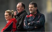 28 February 2016; Cork manager Ephie Fitzgerald. Lidl Ladies Football National League, Division 1, Dublin v Cork, Parnell Park, Dublin. Picture credit: Ramsey Cardy / SPORTSFILE