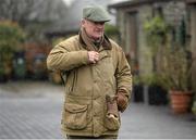 29 February 2016; Trainer Willie Mullins at his stables ahead of the Cheltenham Festival. Willie Mullins Stable Visit ahead of Cheltenham 2016. Closutton, Bagenalstown, Co. Carlow. Picture credit: Seb Daly / SPORTSFILE
