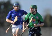 10 February 2010; Sean Collins, Limerick IT, gets away from Willie O'Dwyer, Waterford IT. Ulster Bank Fitzgibbon Cup Round 2, Limerick Institute of Technology v Waterford Institute of Technology, Limerick IT, Limerick. Picture credit: Diarmuid Greene / SPORTSFILE