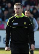 28 February 2016; Rory Gallagher, Donegal manager. Allianz Football League, Division 1, Round 3, Donegal v Mayo, MacCumhaill Park, Ballybofey, Co. Donegal. Picture credit: Oliver McVeigh / SPORTSFILE