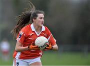 7 February 2016; Aimee Mackin, Armagh. Lidl Ladies Football National League Division 1, Tyrone v Armagh. Drumquin, Tyrone. Picture credit: Oliver McVeigh / SPORTSFILE