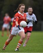 7 February 2016; Aoife McCoy, Armagh. Lidl Ladies Football National League Division 1, Tyrone v Armagh. Drumquin, Tyrone. Picture credit: Oliver McVeigh / SPORTSFILE