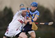 10 February 2010; Donal Touhy, NUIG, in action against David O'Connor, UCD. Ulster Bank Fitzgibbon Cup Round 2, Univercity College Dublin v National University of Ireland, Galway, Belfield, Dublin. Picture credit: Daire Brennan / SPORTSFILE