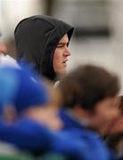 10 February 2010; Ireland out-half Jonathan Sexton watches his brother Jerry Sexton in action for St Mary's College. Leinster Schools Senior Cup Quarter-Final, CC Roscrea v St Mary's College, Lakelands Park, Terenure, Dublin. Picture credit: Stephen McCarthy / SPORTSFILE