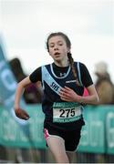 5 March 2016; Saoirse O'Brien, SH Westport, Co.Mayo, on her way to winning the junior girls 2500m event at the GloHealth All-Ireland Schools and Irish Universities Cross Country Championships. Showgrounds, Sligo. Picture credit: Sam Barnes / SPORTSFILE