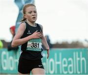 5 March 2016; Rebecca Wallace, Wallace HS, Lisburn, Co. Antrim, in action during the junior girls 2500m event at the GloHealth All-Ireland Schools and Irish Universities Cross Country Championships. Showgrounds, Sligo. Picture credit: Sam Barnes / SPORTSFILE