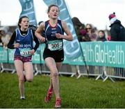 5 March 2016; Caiomhe O'Brien, Loreto College, Mullingar, Co Westmeath in action during the junior girls 2500m event at the GloHealth All-Ireland Schools and Irish Universities Cross Country Championships. Showgrounds, Sligo. Picture credit: Sam Barnes / SPORTSFILE