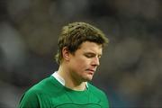 13 February 2010; Ireland captain Brian O'Driscoll shows his disappointment RBS Six Nations Rugby Championship, France v Ireland, Stade de France, Saint Denis, Paris, France. Picture credit: Brian Lawless / SPORTSFILE
