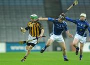 13 February 2010; John Fitzpatrick, St Lachtain's, in action against Joseph McDaniel, St Gall's. AIB GAA Hurling All-Ireland Intermediate Club Championship Final, St Gall's, Antrim v St Lachtain's, Kilkenny, Croke Park, Dublin. Photo by Sportsfile