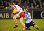 13 February 2010; Fergal Doherty, Derry, in action against Blaine Kelly, Dublin. Allianz National Football League, Division 1, Round 2, Dublin v Derry, Parnell Park, Dublin. Picture credit: Pat Murphy / SPORTSFILE