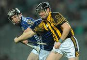 13 February 2010; Michael Kavanagh, St Lachtain's, in action against Sean McAreavey, St Gall's. AIB GAA Hurling All-Ireland Intermediate Club Championship Final, St Gall's, Antrim v St Lachtain's, Kilkenny, Croke Park, Dublin. Photo by Sportsfile