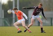 14 February 2010; Charlie Vernon, Armagh, in action against Stephen Bracken, Westmeath. Allianz National Football League, Division 2, Round 2, Armagh v Westmeath, St Oliver Plunkett Park, Crossmaglen, Co. Armagh. Photo by Sportsfile