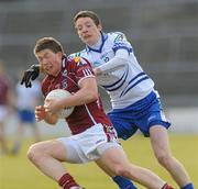 14 February 2010; Garreth Bradshaw, Galway, in action against Conor McManus, Monaghan. Allianz National Football League, Division 1, Round 2, Galway v Monaghan, Pearse Stadium, Galway. Picture credit: Ray Ryan / SPORTSFILE