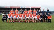 14 February 2010; The Armagh squad. Allianz National Football League, Division 2, Round 2, Armagh v Westmeath, St Oliver Plunkett Park, Crossmaglen, Co. Armagh. Photo by Sportsfile *** Local Caption ***