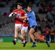 5 March 2016; Luke Connolly, Cork, in action against James McCarthy, Dublin. Allianz Football League, Division 1, Round 4, Dublin v Cork, Croke Park, Dublin. Picture credit: Ray McManus / SPORTSFILE