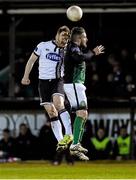 5 March 2016; Mark Salmon, Bray Wanderers, in action against Stephen O'Donnell, Dundalk. SSE Airtricity League Premier Division, Bray Wanderers v Dundalk, Carlisle Grounds, Bray, Co. Wicklow. Picture credit: Matt Browne / SPORTSFILE