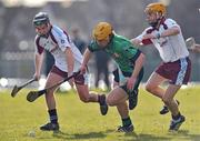 16 February 2010; Paul Browne, LIT, in action against Donagh Maher, left, and Gar O'Halloran, GMIT. Ulster Bank Fitzgibbon Cup Round 3, Limerick Institute of Technology v Galway Mayo Institute of Technology. Limerick IT, Limerick. Picture credit: Diarmuid Greene / SPORTSFILE