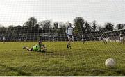 6 March 2016; Conor McManus, Monaghan, scores his side's first goal from a penalty kick. Allianz Football League, Division 1, Round 4, Monaghan v Mayo. St Tiernach's Park, Clones, Co. Monaghan. Picture Credit: Philip Fitzpatrick / SPORTSFILE