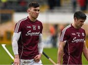 6 March 2016; Jason Flynn and Fergal Moore, Galway, after the game. Allianz Hurling League, Division 1A, Round 3, Kilkenny v Galway. Nowlan Park, Kilkenny. Picture credit: Ray McManus / SPORTSFILE