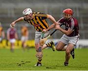 6 March 2016; Lester Ryan, Kilkenny, in action against Paul Hoban, Galway. Allianz Hurling League, Division 1A, Round 3, Kilkenny v Galway. Nowlan Park, Kilkenny. Picture credit: Ray McManus / SPORTSFILE