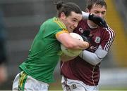 6 March 2016; Cillian O'SullEvan, Meath, in action against Liam Silke, Galway. Allianz Football League, Division 2, Round 4, Galway v Meath, Pearse Stadium, Galway. Picture credit: Ray Ryan / SPORTSFILE