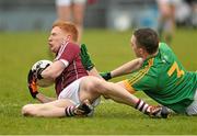 6 March 2016; Adrian Varley, Galway, in action against Conor McGill, Meath. Allianz Football League, Division 2, Round 4, Galway v Meath, Pearse Stadium, Galway. Picture credit: Ray Ryan / SPORTSFILE