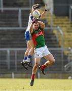 6 March 2016; Seamus O'Shea, Mayo, in action against Shane Carey Monaghan. Allianz Football League, Division 1, Round 4, Monaghan v Mayo. St Tiernach's Park, Clones, Co. Monaghan. Picture Credit: Philip Fitzpatrick / SPORTSFILE