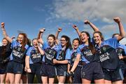 7 March 2016; Gallen C.S. Ferbane players celebrate after victory over Scoil Phobail Sliabh Luachra, Rathmore. Lidl All Ireland Senior C Post Primary Schools Championship Final, Gallen C.S. Ferbane, Offaly v Scoil Phobail Sliabh Luachra, Rathmore, Kerry. Mick Neville Park, Rathkeale, Co. Limerick. Picture credit: Diarmuid Greene / SPORTSFILE