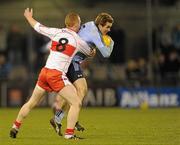13 February 2010; Paul Griffin, Dublin, in action against Fergal Doherty, Derry. Allianz National Football League, Division 1, Round 2, Dublin v Derry, Parnell Park, Dublin. Picture credit: Pat Murphy / SPORTSFILE