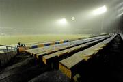 20 February 2010; A general view of Semple Stadium amid falling snow before the game was called off. Allianz GAA Hurling National League, Division 1 Round 1, Tipperary v Kilkenny, Semple Stadium, Thurles, Co. Tipperary. Picture credit: Brendan Moran / SPORTSFILE