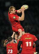 20 February 2010; Damian Welch, Scarlets. Celtic League, Leinster v Scarlets. RDS, Dublin. Picture credit: Stephen McCarthy / SPORTSFILE