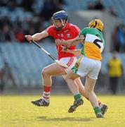 21 February 2010; Patrick Horgan, Cork, in action against James Rigney, Offaly. Allianz GAA Hurling National League Division 1 Round 1, Cork v Offaly. Pairc Ui Chaoimh, Cork. Picture credit: Ray McManus / SPORTSFILE